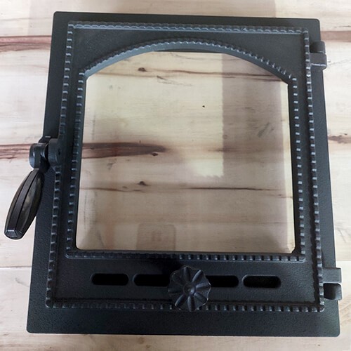 K404 Fireplace Door With Bakelite Handle (6)