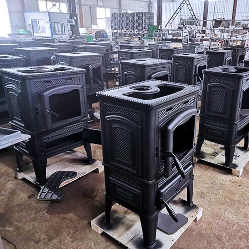 Dacha cast iron wood stoves